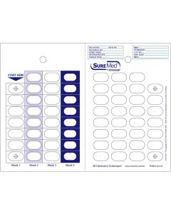 CARD - 31 COUNT COLD SEAL - WEEKLY - SUREMED - 250/CASE