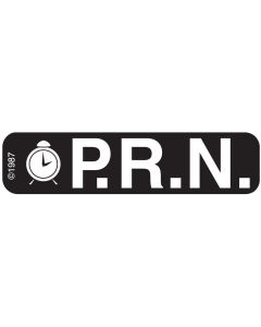WARNING LABEL - 1-9/16 X 3/8 - PRN - 1344