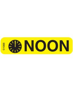 WARNING LABEL - 1-9/16 X 3/8 - NOON - 1345