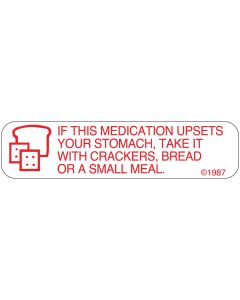 WARNING LABEL - 1-9/16 X 3/8 - IF THIS MEDICATION - 1353