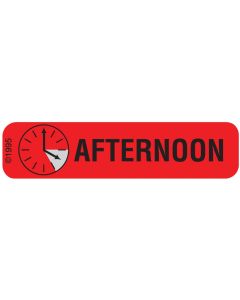 WARNING LABEL - 1-9/16 X 3/8 - AFTERNOON - 1681