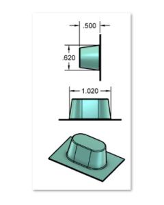 BLISTER - 28 DAY SINGLE DOSE - PVC - LARGE - 1000/CASE - 200-28L-PVC-J