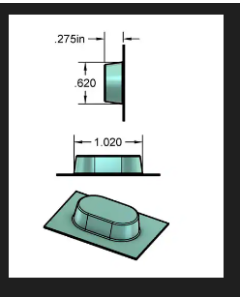 BLISTER - 28 DAY SINGLE DOSE - PVC - SMALL - 1000/CASE - 200-28S-PVC