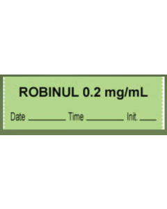 ANESTHESIA TAPE - 1/2 X 500 - ROBINUL 02 mg/mL