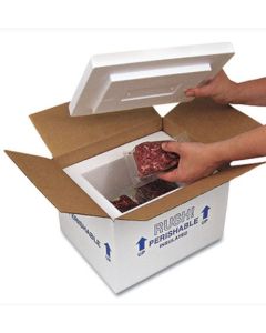 SHIPPING BOX - STYROFOAM INSULATED - USABLE DIMENSIONS - 6 X 4-1/2 X 3 - 710-1-02