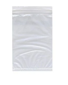 RECLOSABLE ZIP BAG - 5 X 5 - 2 MIL - 1000/CASE