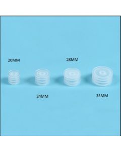PRESS-IN BOTTLE ADAPTER PLUG - 28MM - 100/PACK - ADAPTER28MM