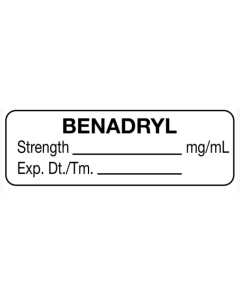 LABEL BENADRYL MG/ML