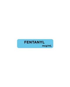 LABEL FENTANYL MCG/ML 1 1/4 X 15/16 - AM764