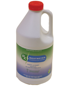 RX DESTROYER - ALL-PURPOSE INSTANT DRUG DISPOSAL SYSTEM - 64 OZ
