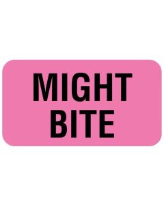 LABEL - 1-5/8 X 7/8 - MIGHT BITE