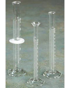 GRADUATED CYLINDER - DOUBLE-SCALE - 250 ML