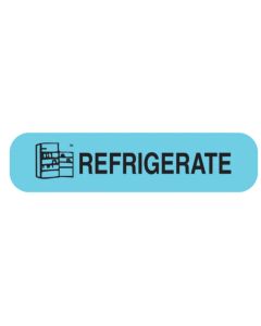 WARNING LABEL - 1-9/16 X 3/8 - REFRIGERATE - AP41017