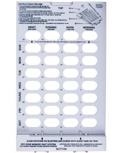 TRAY - UNIT DOSE - 28/31 DAY (CALENDAR) - AP90678