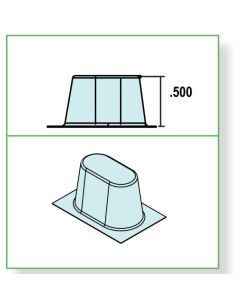 BLISTER - 60 DAY - PVC - CLEAR - 1000/CASE