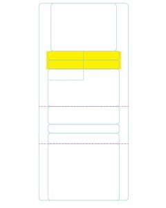 BLANK 85 X 4 LASER RX LABELS - BLANK1310-LN