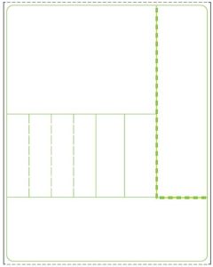 BLANK - STYLE D - DIRECT THERMAL LABEL - 500 LABELS/ROLL - BLANK STYLE D-ADL-J