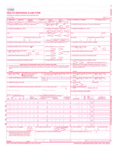 LASER HCFA 1500 - CLAIM FORM - CF6-N-LASER