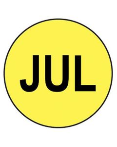 LABEL - 3/4 CIRCLE - JULY - 500/ROLL - CR.75JUL