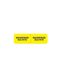 LABEL MAGNESIUM SULFATE (MGSO4) 3 X 7/8 - CU12013
