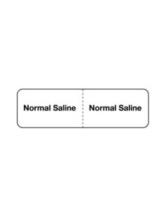 LABEL NORMAL SALINE LINE ID - CU1238