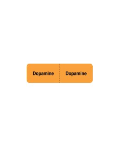 LABEL - 3 X 7/8 - IV LINE IDENTIFICATION - DOPAMINE