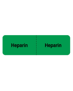 LABEL HEPARIN IV LINE ID - CU249