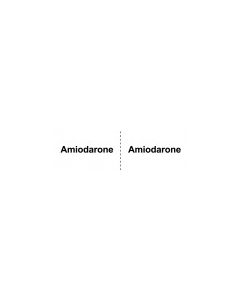 LABEL AMIODARONE IV LINE ID