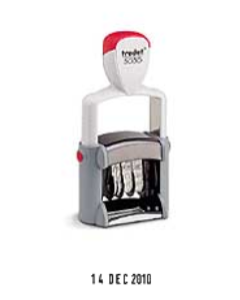 STAMP - SELF-INKING - 5/32 - LINE DATER - D5030