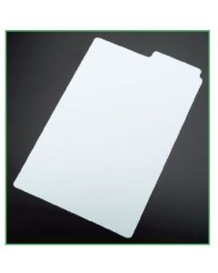 BOX CARD - PATIENT DIVIDER - W/TAB - PLASTIC - WHITE - DC-670-06