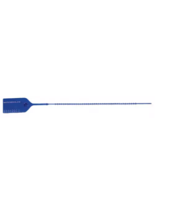 PULL TIGHT SECURITY SEAL - ADJUSTABLE - NUMBERED - BLUE - 100/PACK - DTE03B-J