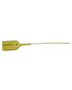 PULL TIGHT SECURITY SEAL - ADJUSTABLE - UNNUMBERED - YELLOW - 100/PACK - DTE04Y-J