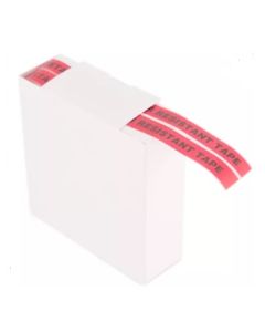 TAPE - TAMPER RESISTANT - RED - 1/2 X 108' - 2 ROLLS/BOX