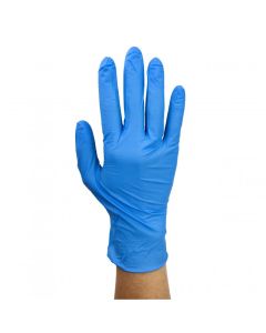 EXAM GLOVES - SAFE-TOUCH NITRILE - BLUE - LARGE - 100/BOX - DX2513