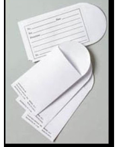 PILL ENVELOPE - PRINTED WITH DIRECTION LINES - 25 X 35 - 500/BOX - EVPRINTED-J