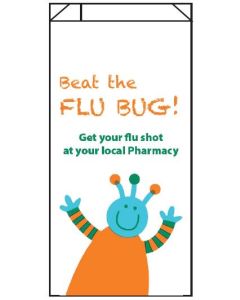 BEAT THE FLU BUG - 5 X 2 X 10 - RX BAG - 23 - FLUBAG 5X2X10