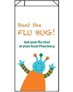 BEAT THE FLU BUG - 6 X 3-5/8 X 11- 6LB - RX BAG - 25