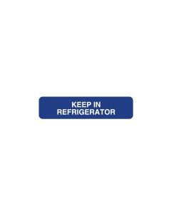 LABEL - 1-5/8 X 3/8 - KEEP IN REFRIGERATOR - FP109-J