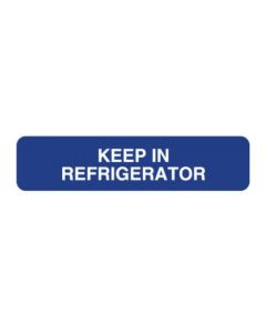LABEL - 1-5/8 X 3/8 - KEEP IN REFRIGERATOR - FP109