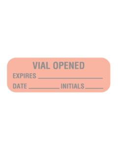 LABEL VIAL OPENED - FP294
