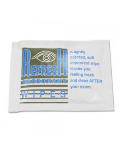 REFRESH DEODORANT MAMMOGRAPHY PATIENT WIPE - FVSTJ911