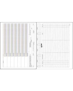 MEDSHEET - 4 COLOR WITH 1 COLOR BACK - 2000/CASE - G-4/1-MS1