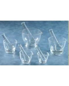 MORTAR & PESTLE SET - GLASS - 8 OZ - GMP8-J