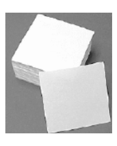 GLASSINE POWDER PAPERS - BLANK - 4 X 4 - GPP44