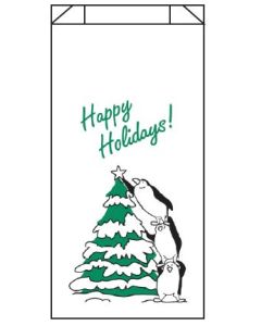 HAPPY HOLIDAYS WITH PEGUINS - 5 X 2 X 10 - RX BAG 23 - HAPHOLP5210