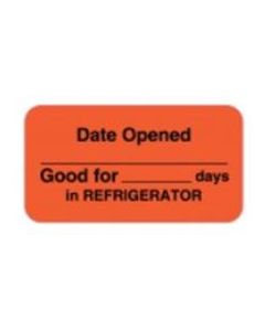 LABEL DATE OPENED