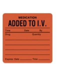 LABEL MEDICATION ADDED - HH207