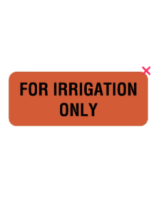 LABEL FOR IRRIGATION ONLY - HN282