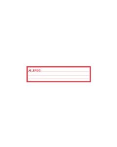 LABEL ALLERGIC 5 x 1-3/8 - HN551