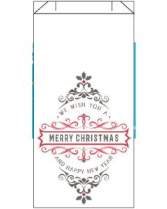 MERRY CHRISTMAS & HAPPY NEW YEAR - 5 X 2 X 10 - RX BAG 23 - HOLBAGA5210